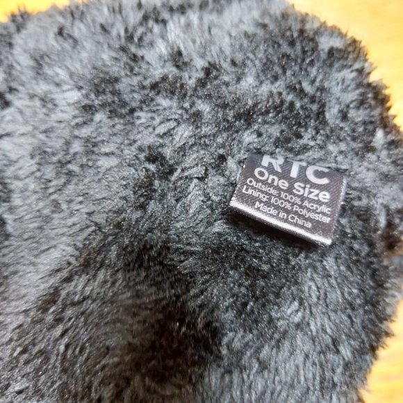 SLOUCHY Baggy Beanie Fleece Lined  Ski Toboggan Women's POM Winter Stocking Hat - Picture 3 of 7